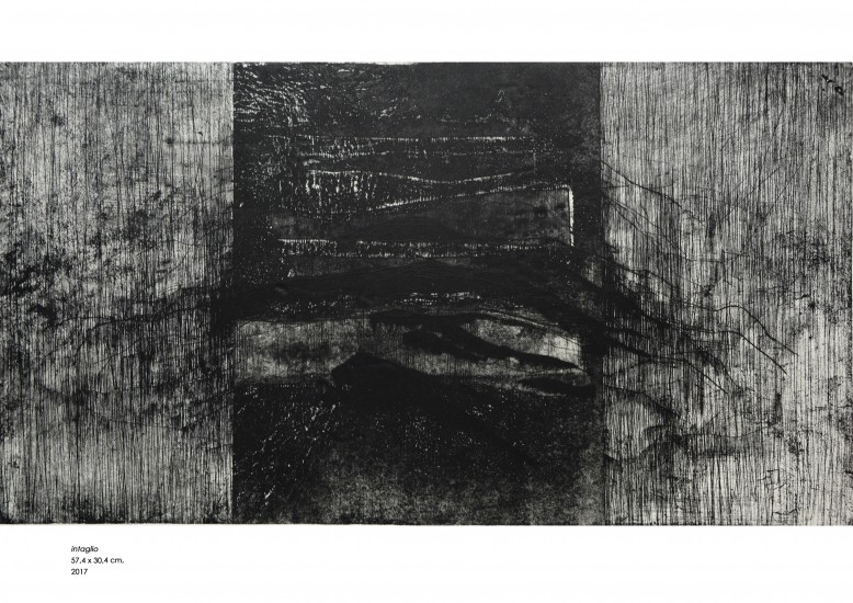 bez tytułu |intaglio | 57,4x30,4 cm